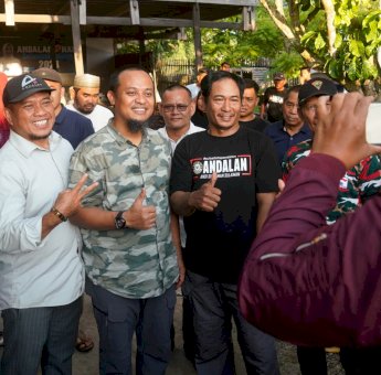 Bacagub Sulsel Andi Sudirman Sulaiman Temui Warga Pinrang, Sempatkan Diskusi Bersama