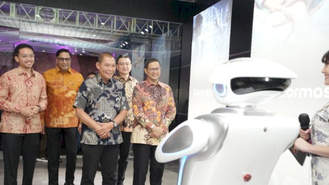 Indosat meresmikan AI Experience Center pertama di Indonesia yang berlokasi di Solo Technopark, Kota Solo, Jawa Tengah. (Dok. Indosat)