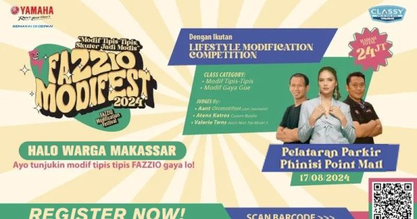 Fazzio Modifest 2024, Festival Modifikasi Terbesar se Indonesia Segera Hadir di Makassar