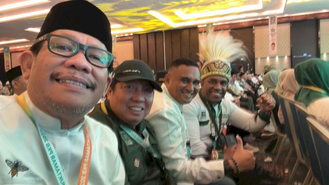 Ketua DPW PKB Sulsel, Azhar Arsyad saat menghadiri Muktamar ke-VI di Bali pada 24-25 Agustus 2024. (Foto: Istimewa)