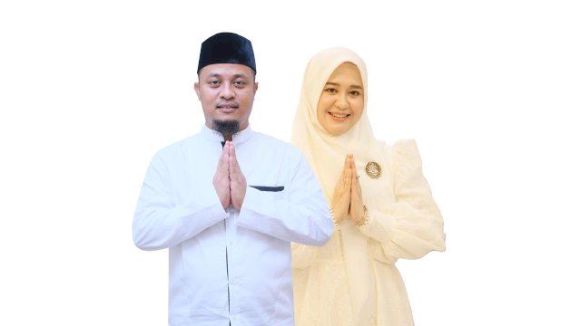 Pasangan Bakal Calon Gubernur dan Wakil Gubernur Sulsel, Andi Sudirman Sulaiman-Fatmawati Rusdi (Andalan Hati). (Foto: Istimewa)