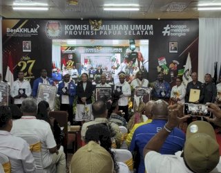 Ketua KPU Papua Selatan Ajak 4 Paslon Wujudkan Pilkada Damai