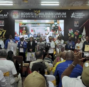 Ketua KPU Papua Selatan Ajak 4 Paslon Wujudkan Pilkada Damai