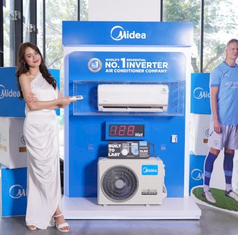 Midea Launching AC Inverter &frac12; PK, Hadiah Langsung Disiapkan untuk Konsumen di Makassar