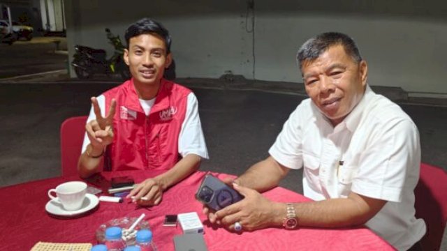 Pengusaha muda Bulukumba, Ilham Ashari bersama Petahana Bupati Bulukumba, Andi Muchtar Ali Yusuf. [Foto: IST]