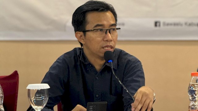 Penanggungjawab Perekrutan PTPS Bawaslu Gowa Muhtar Muis. (Dok. Bawaslu Gowa)