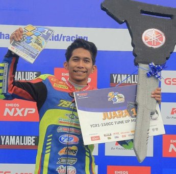 Hasil Yamaha Cup Race 2024 Seri 1 Pangkep, Nur Alfath Bawa Pulang Yamaha MX King