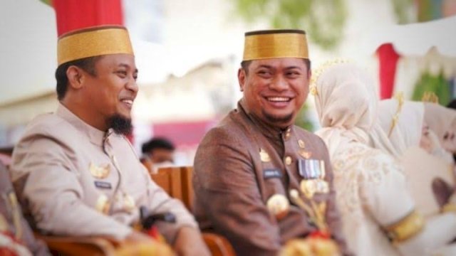 Bupati Gowa, Adnan Purichta Ichsan menegaskan komitmennya untuk memenangkan pasangan Andi Sudirman Sulaiman-Fatmawati Rusdi yang diusung Partai Golkar di Pilgub Sulsel 2024. (Foto: Istimewa)