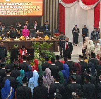 45 Anggota DPRD Kabupaten Gowa Terpilih Resmi Dilantik
