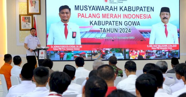 Adnan: Abd Rauf Berhasil Jalankan Program Kemanusiaan PMI di Gowa