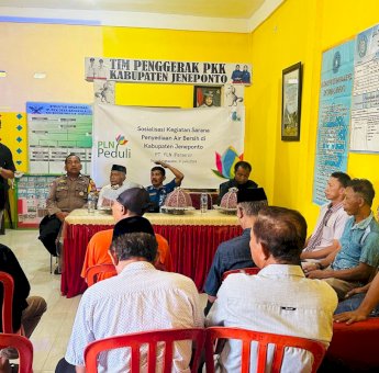 PLN Siapkan Air Bersih ke 392 KK di Desa Bangkala Loe dan Mallasoro Jeneponto