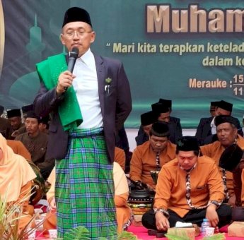Peringatan Maulid Nabi, Wabup Merauke Ajak Umat Tingkatkan Persatuan dan Kerukunan