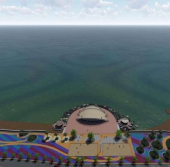 Cantiknya Lanjutan Pembagunan Pantai Merpati Bulukumba yang Digagas Bupati Andi Utta, Mirip Pantai Losari di Makassar