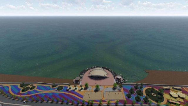 Desain Lanjutan Pembangunan Pantai Merpati Bulukumba. [Foto: IST]