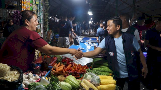 Tasming Hamid Sapa Pedagang, Komitmen Tingkatkan Perekonomian Parepare