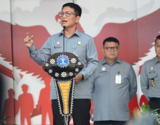 Sekjen Kemenkumham Nico Afinta Pimpin Apel Perdana, Tegaskan Pentingnya Proses dan Kolaborasi untuk Kemajuan