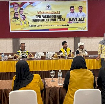 Solid, Golkar Mulai Panaskan Mesin Partai Menangkan Fauzi-Ajie di Pilkada Luwu Utara