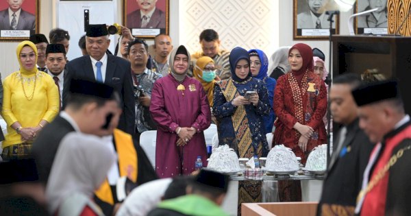 Hadiri Pelantikan Anggota DPRD Makassar Periode 2024-2029, Indira Yusuf Ismail Ucapkan Selamat