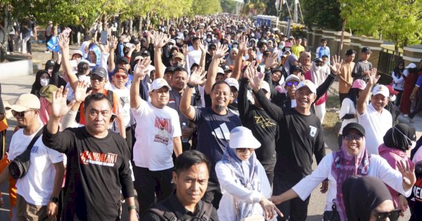 20 Ribu Warga Luwu Ikuti Jalan Anti Mager Bareng Andi Sudirman Sulaiman