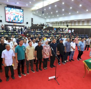Jelang Pelantikan 24 September, 85 Anggota DPRD Sulsel Terpilih Ikuti Gladi Bersih