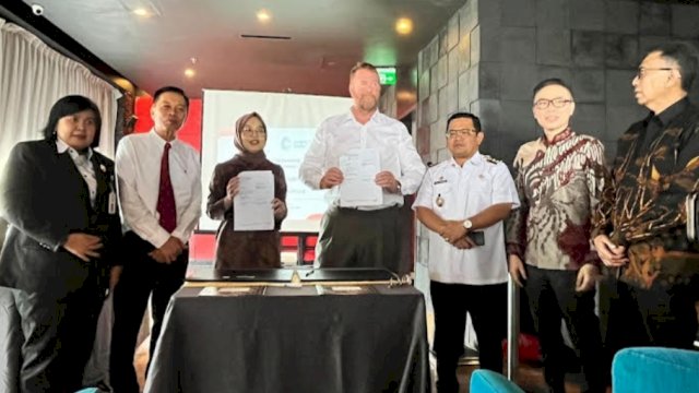 Huadi Group dan CTC Australia menjalin kerjasama pemanfaatan slag untuk mengurangi emisi karbon. (Foto: Istimewa)