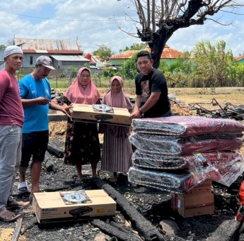 Apresiasi Positif Warga Papanloe untuk Huadi Group yang Turut Bantu Korban Kebakaran