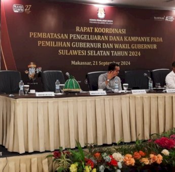 KPU Sulsel Gelar Rakor, Bahas Pembatasan Dana Kampanye untuk Pilgub 2024