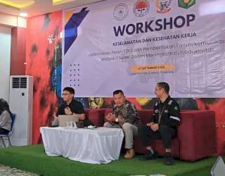 Workshop K3 Wilayah 1, UPT Disnakertrans Dorong Budaya K3 untuk Capai Zero Accident di Tempat Kerja