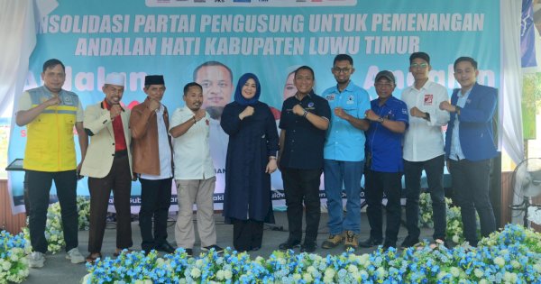 Cawagub Sulsel Fatmawati Rusdi Sambangi Luwu Timur, Koalisi Partai Tegaskan Dukungan Penuh