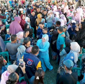 Puji Rekam Jejak Tasming-Hermanto, Fatmawati Rusdi Banjir Pendukung di Parepare