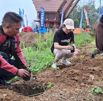 Bentuk Kepedulian Lingkungan, Maxi Yamaha&nbsp; Day 2024 Dirangkaikan Penanaman Bibit Pohon