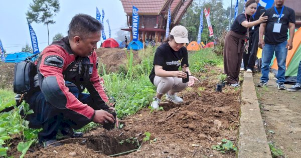 Bentuk Kepedulian Lingkungan, Maxi Yamaha  Day 2024 Dirangkaikan Penanaman Bibit Pohon