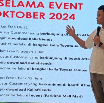 Pengunjung Pesta Rangga Kalla Toyota Berkesempatan Dapat Voucher Servis Gratis