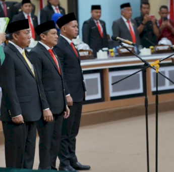 Tiga Pimpinan DPRD Kota Parepare Periode 2024-2029 Dilantik