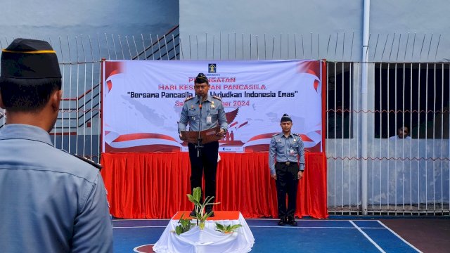 Rutan Malino Peringati Hari Kesaktian Pancasila, Dedy Sutriady: “Pancasila Benteng Persatuan”