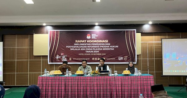 KPU Parepare Gelar Rakor Optimalkan Penyebaran Informasi Hukum Pilkada 2024