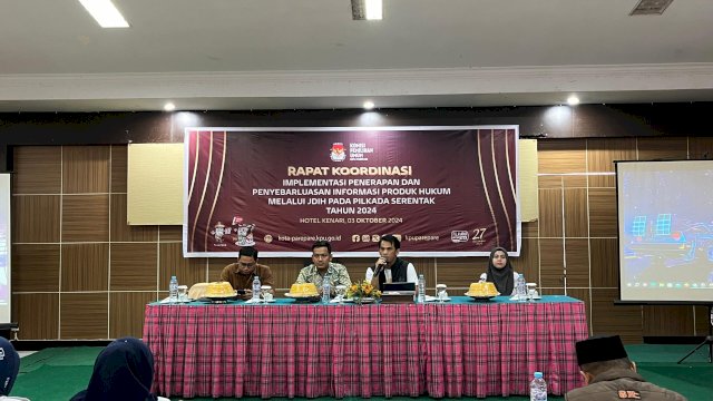 KPU Parepare Gelar Rakor Optimalkan Penyebaran Informasi Hukum Pilkada 2024