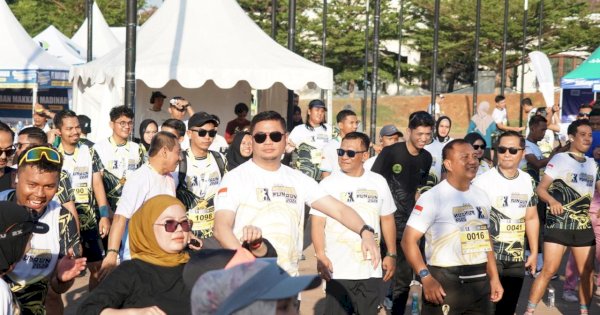 Ribuan Pelari Ikut Adhyaksa Gowa Run, Adnan Kenalkan Jogging Track Terbaru