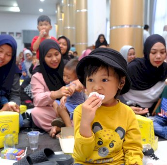 Cegah Stunting, Ratusan Anak di Gowa Diajak Gemar Makan Telur