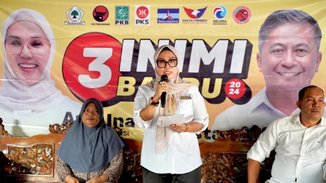 Ket : Calon Bupati Barru, Andi Ina Kartika Sari