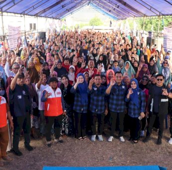 Warga Lompoe Antusias Dukung Tasming-Hermanto: Punya Solusi untuk Bantuan Sosial dan Lapangan Pekerjaan