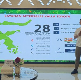 Mudahkan Pelanggan, Kalla Toyota Siapkan 28 Layanan Aftersales