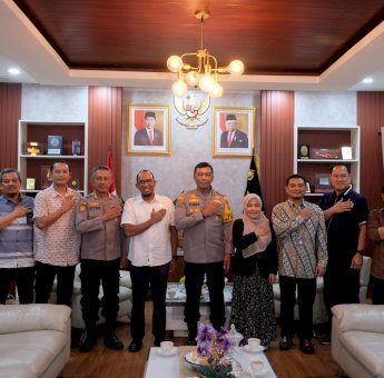 Manajemen PLN Regional Makassar Perkuat Sinergi Dengan Kapolda Sulsel