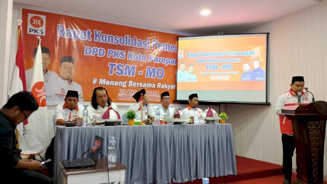 Ket : DPD PKS Kota Parepare gelar Konsolidasi Pemenagan TSM-MO
