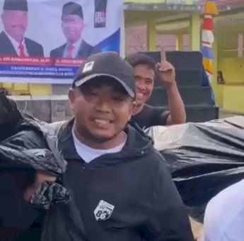 Kampanye Berakhir, Tim Edi-Rendi Langsung Bersih-Bersih Lapangan