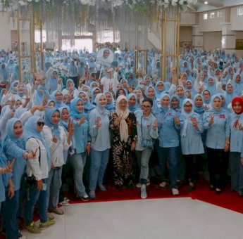 Ribuan Perempuan Hebat di Gowa Siap Menangkan Hati Damai