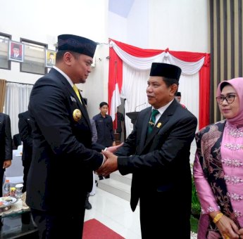 Muh. Ramli Rewa Jabat Ketua DPRD Gowa, Adnan Harap Kemitraan Terus Terjalin