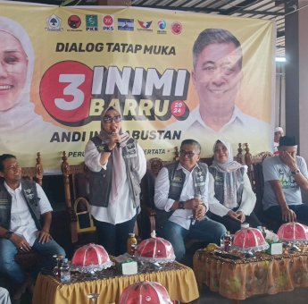 Kampanye Perdana di Cilellang, Andi Ina-Abustan Tegaskan Komitmen pada Infrastruktur dan Kesejahteraan Warga