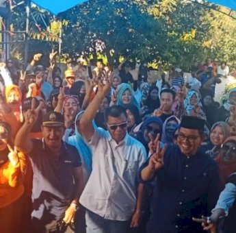 Rasakan Manfaat Pembangunan, Warga Ujung Bulu Setia ke Andi Utta-Edy Manaf di Pilkada Bulukumba