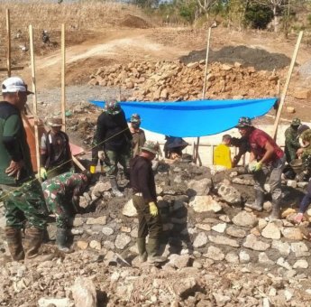 Hari Kedua, Begini Progres Pelaksanaan TMMD Ke-122 TA 2024 Kodim 1425 Jeneponto